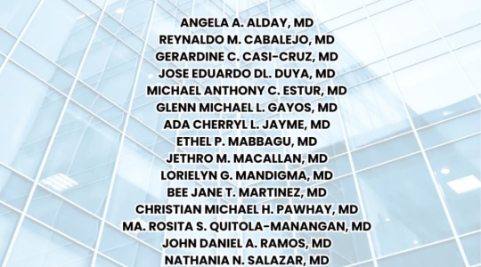The Philippine Journal of Cardiology Welcomes its New Batch of Peer Reviewers