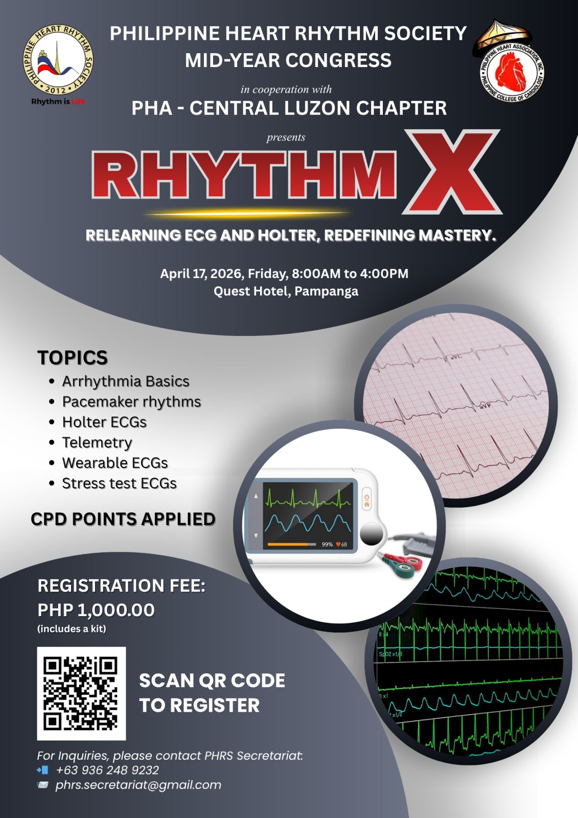 PHRS Midyear Congress: RHYTHM X: REDEFINING MASTERY IN ECG, HOLTER AND ADVANCED TECHNIQUES