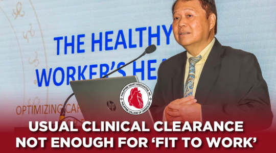 Usual clinical clearance not enough for 'fit to work’ status – occupational doc