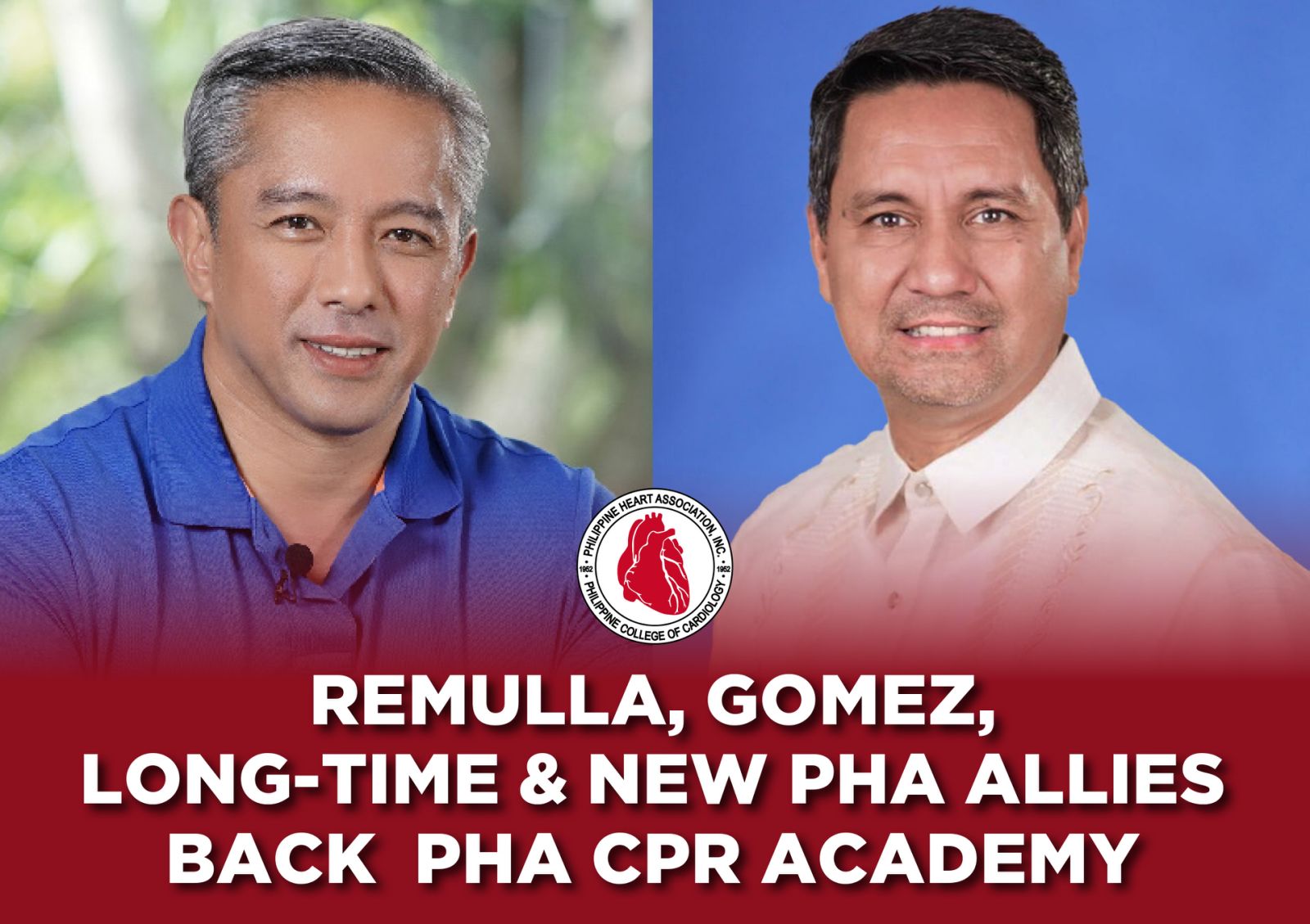 Remulla, Gomez, long-time & new PHA allies back  PHA CPR Academy