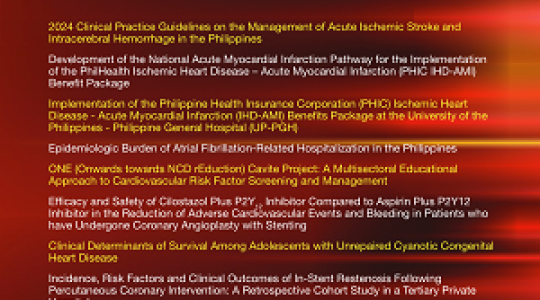 2024 Clinical Practice Guidelines on the Management of Acute Ischemic Stroke and Intracerebral Hemorrhage in the Philippines