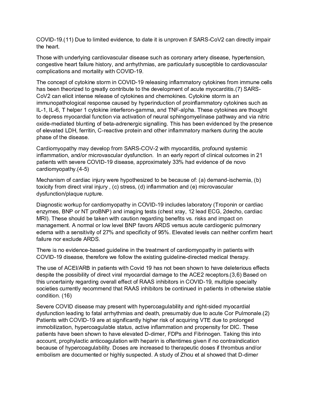 Cardiomyopathy and Cor Pulmonale in Covid 19 1 003