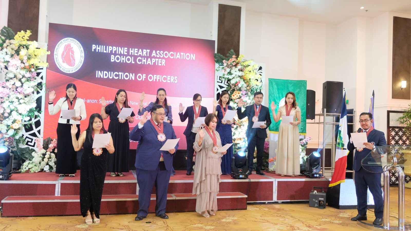 PHA Bohol Chapter Induction group photo